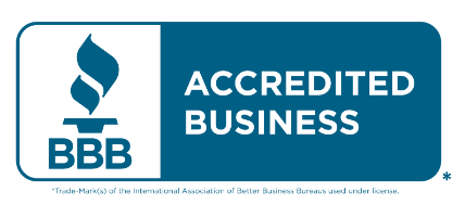 BBB Accredited Business Seal Horizontal Blue